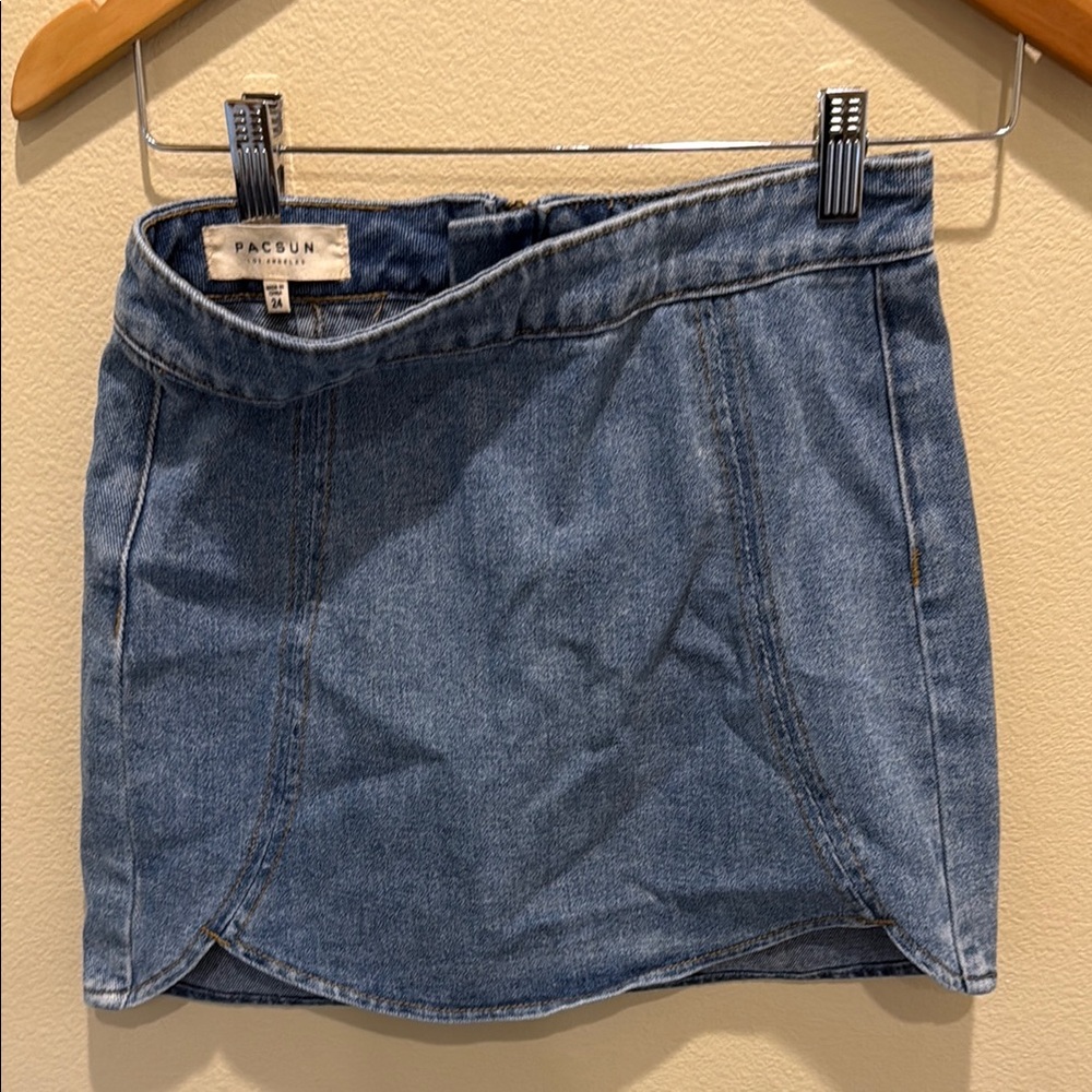 PacSun Blue Denim Skirt